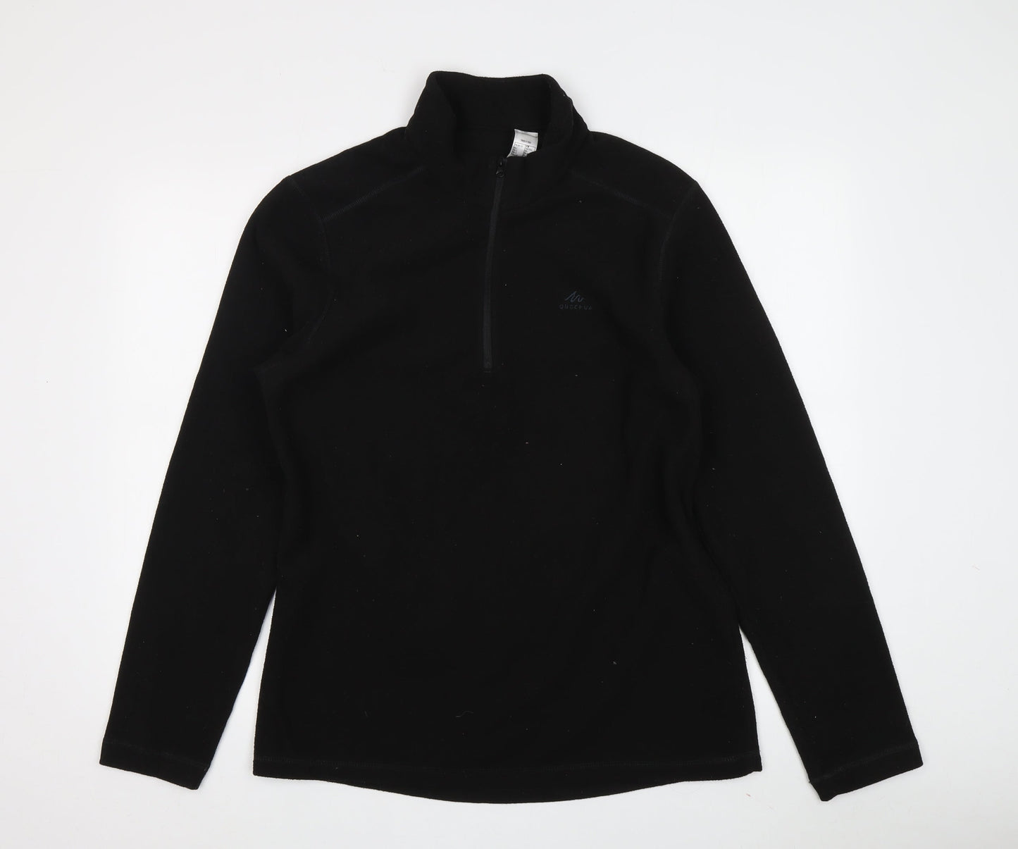 Decathlon Women's Black Fleece Pullover Sweatshirt L