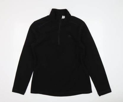 Decathlon Women's Black Fleece Pullover Sweatshirt L