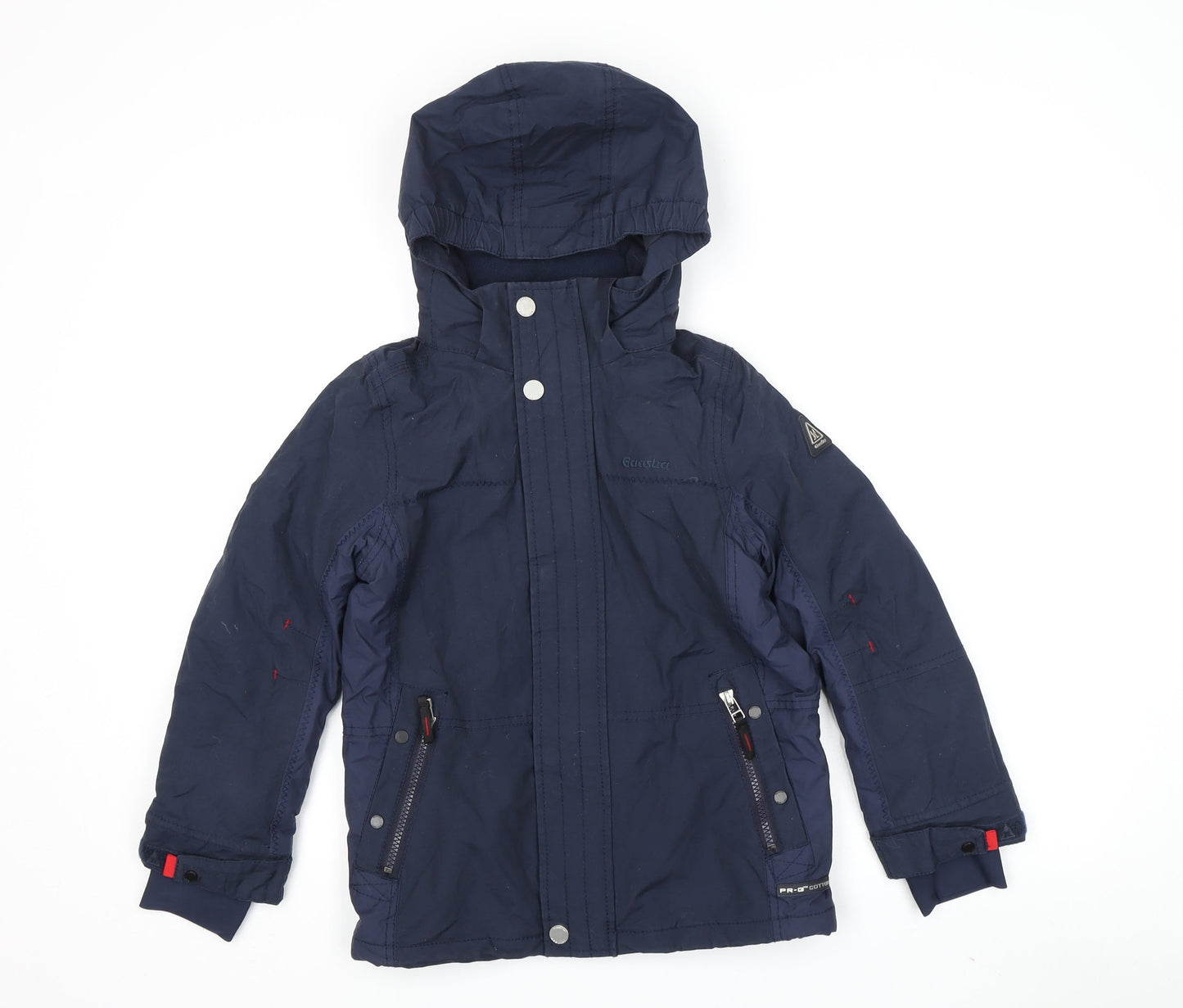 Gaastra Boys Blue Parka Jacket, Size 10, Windproof & Waterproof