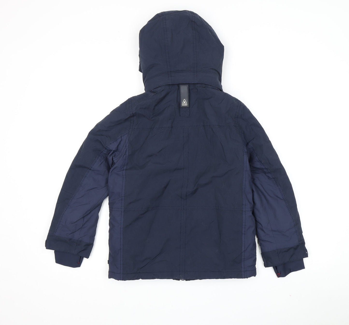 Gaastra Boys Blue Parka Jacket, Size 10, Windproof & Waterproof