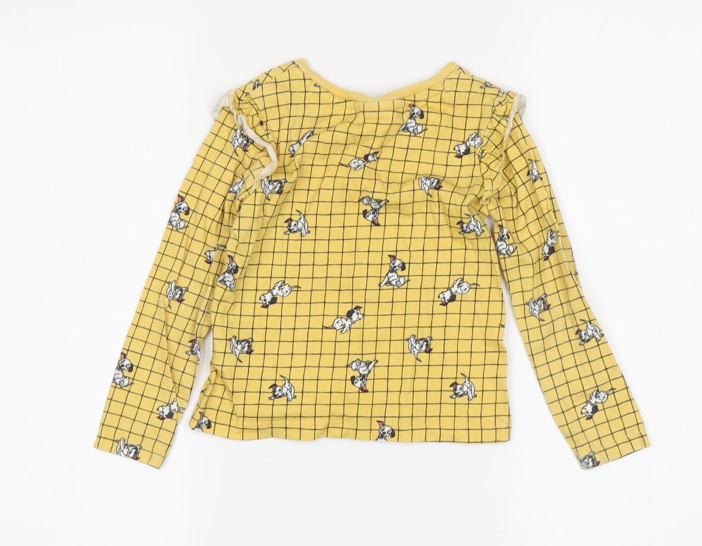 George Girls Yellow 101 Dalmatians T-Shirt, 2-3 Years