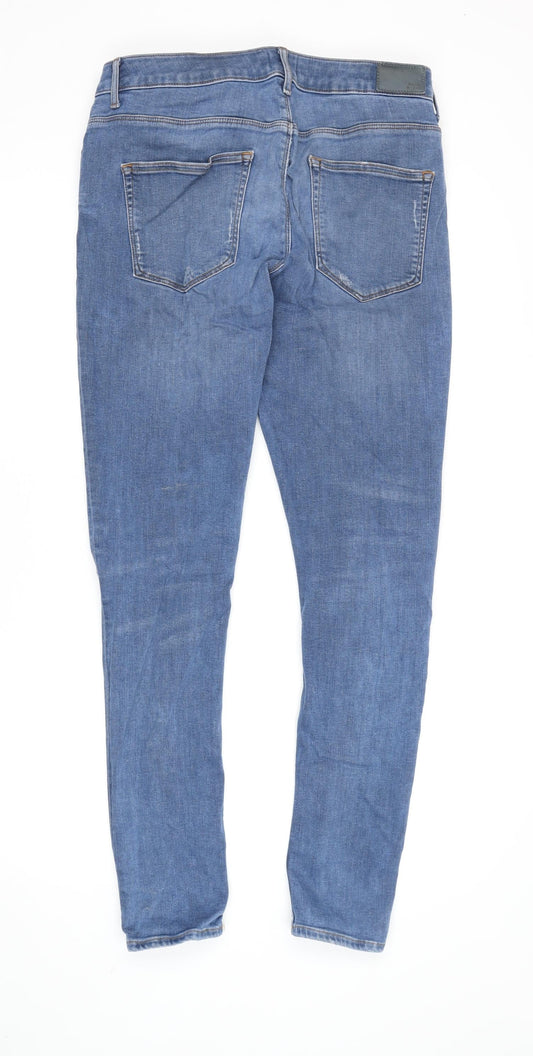 Mens UK Size 34 River Island Slim Fit Skinny Blue Jeans