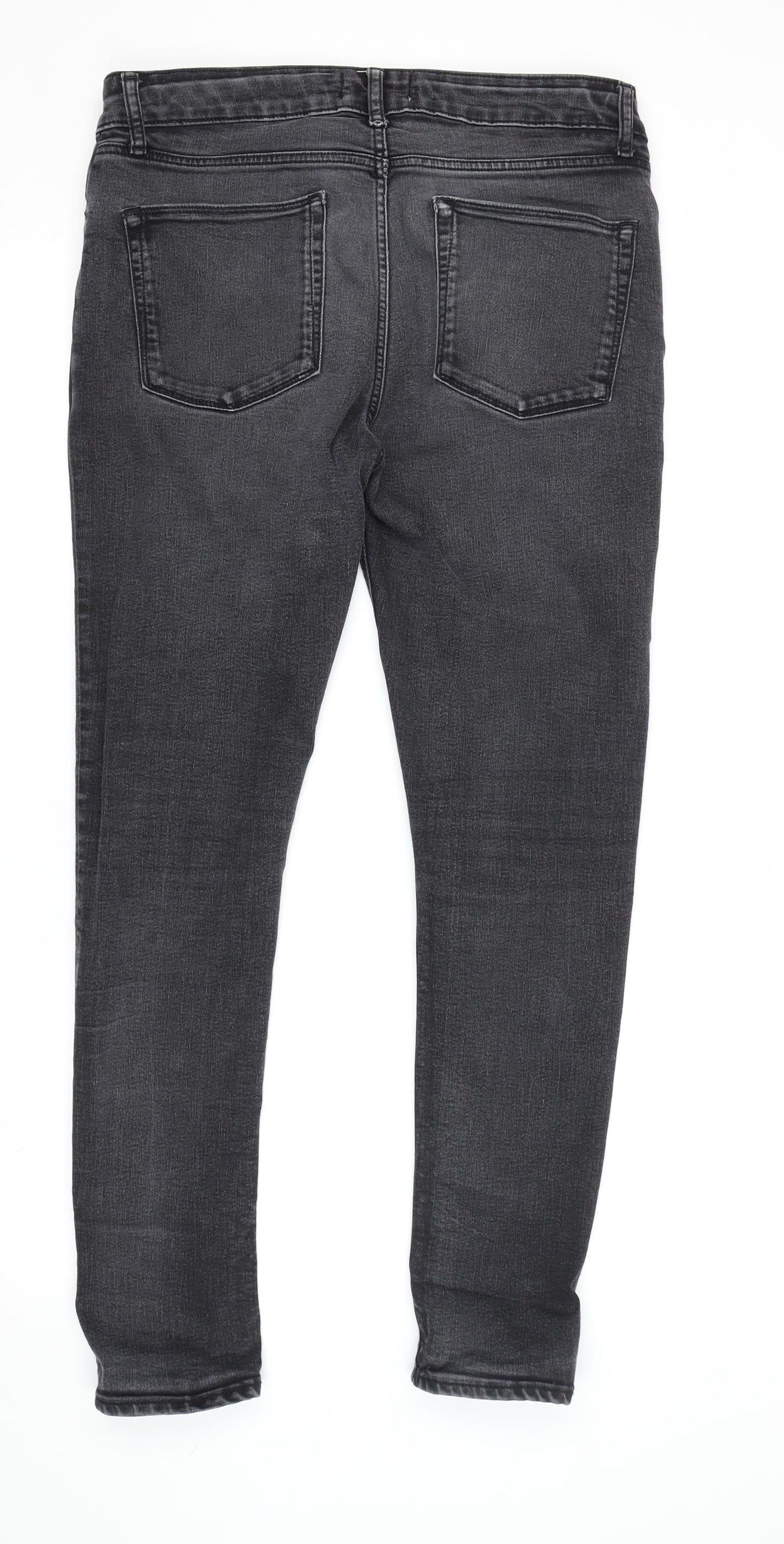 ASOS Men's Black Skinny Jeans, Size 34, Slim Fit