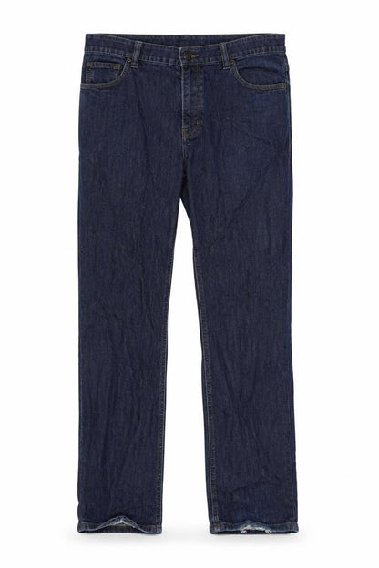 Mens UK Size 40 BRAX Regular Fit Straight Blue Jeans