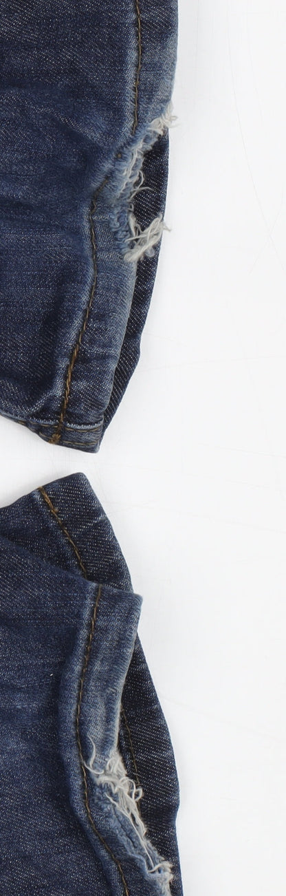 Mens UK Size 40 BRAX Regular Fit Straight Blue Jeans