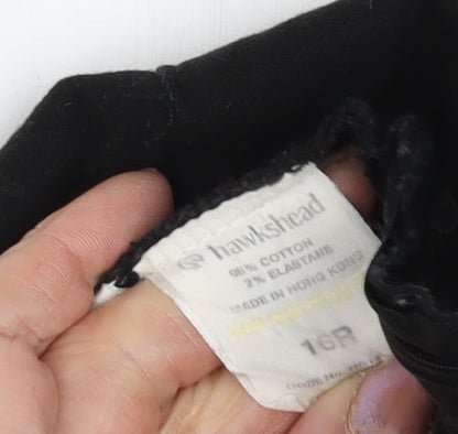 Womens UK Size 16 Hawkshead Regular Fit  Black Trousers