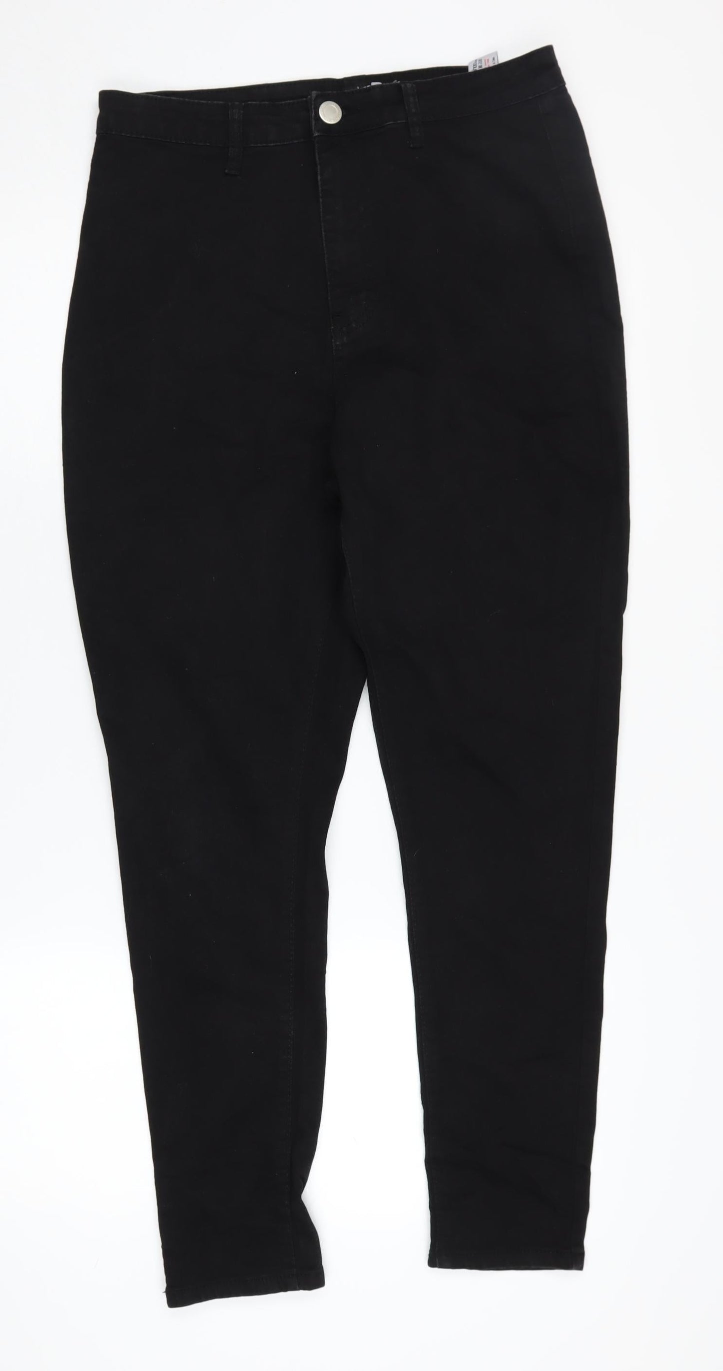 Boohoo Women's Black Skinny Jeans Size 14