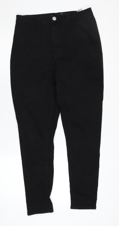 Boohoo Women's Black Skinny Jeans Size 14