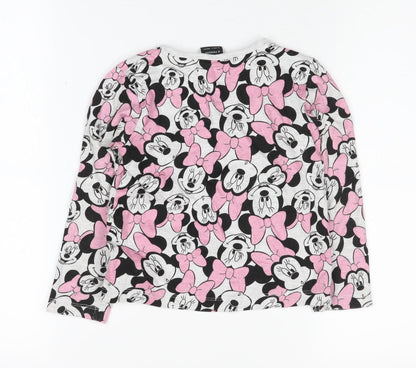 Disney Minnie Mouse Girls Multicoloured Long Sleeve T-Shirt 5-6 Years