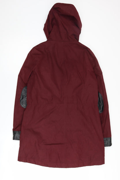 Olé by Vero Moda Women's Red Parka Jacket, Size 10
