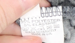 Bassini Women's Grey Patterned Cardigan Size 18