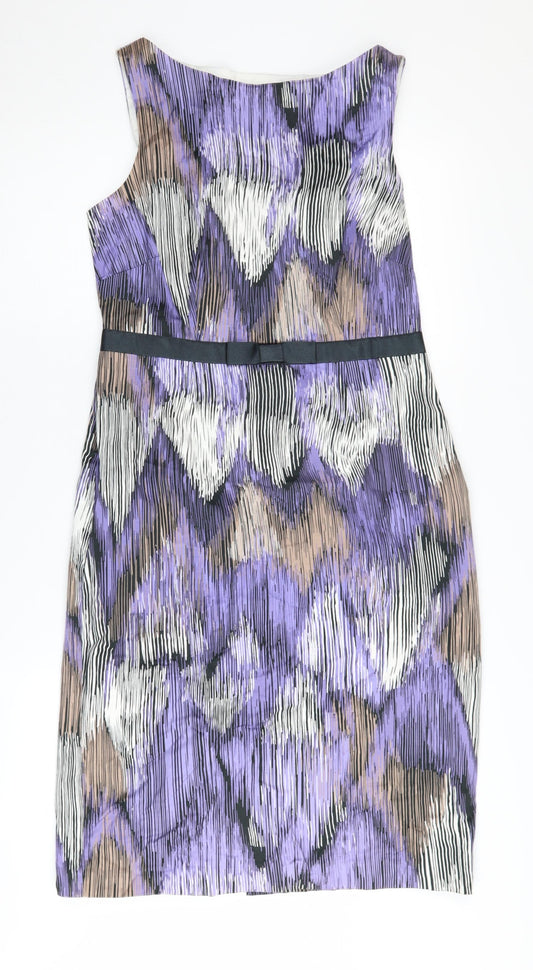 Coast Women's Multicoloured Sheath Dress Size 12