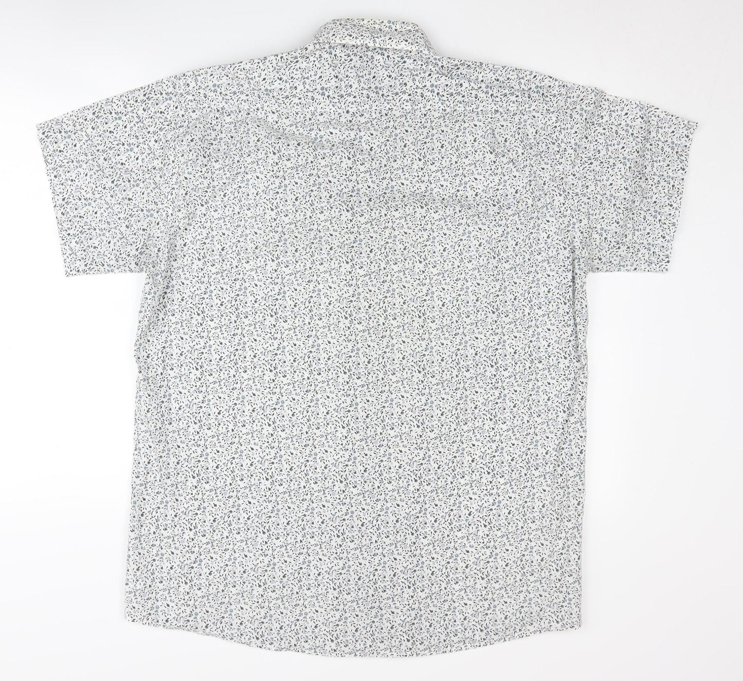 Unisex Adults UK Size 16 Double TWO Multicoloured Basic Button-Up