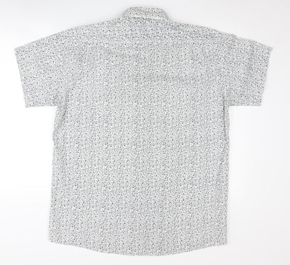 Unisex Adults UK Size 16 Double TWO Multicoloured Basic Button-Up