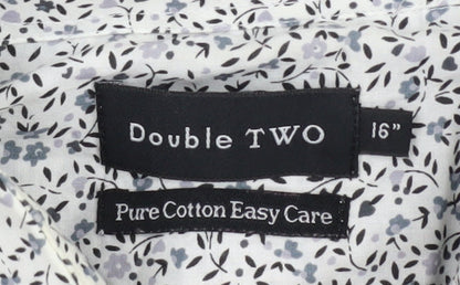 Unisex Adults UK Size 16 Double TWO Multicoloured Basic Button-Up
