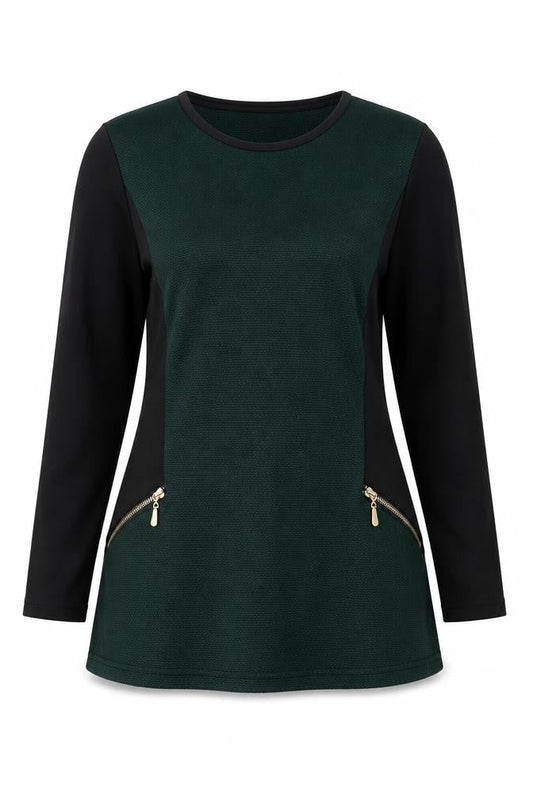 Womens UK Size 14 Chianti Green Pullover Jumper