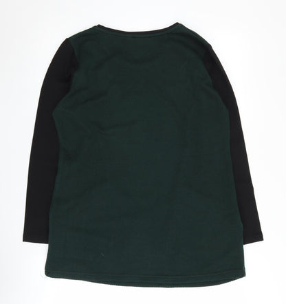Womens UK Size 14 Chianti Green Pullover Jumper