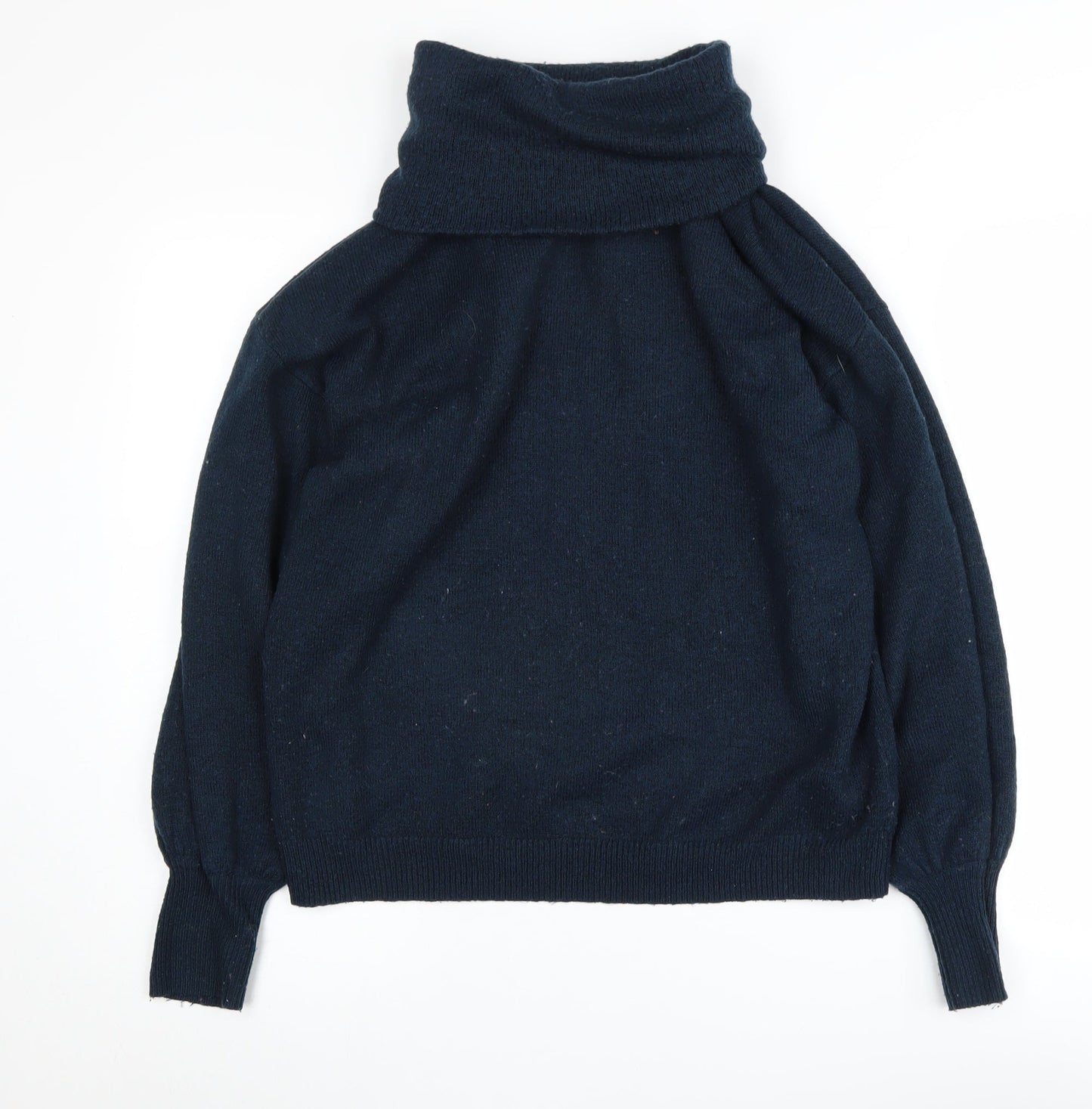 ASOS DESIGN Women's Black Roll Neck Pullover Jumper Size 6