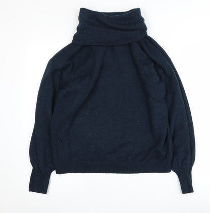 ASOS DESIGN Women's Black Roll Neck Pullover Jumper Size 6