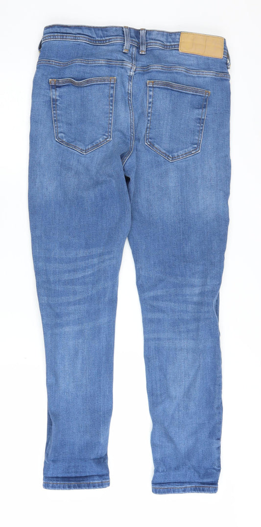 River Island Women's Blue Straight Jeans UK 4