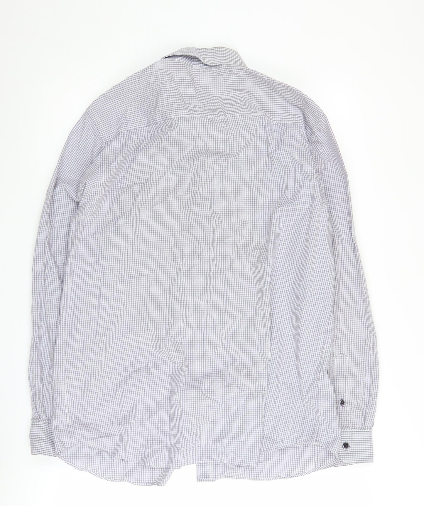 Jeff Banks Men's Multicoloured Long Sleeve Check Shirt L