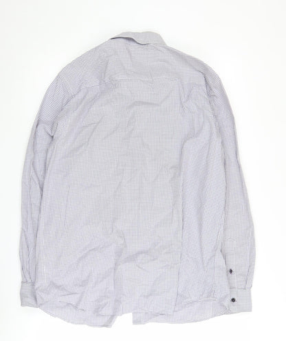 Jeff Banks Men's Multicoloured Long Sleeve Check Shirt L