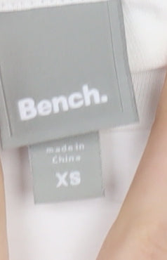 Womens UK Size XS Bench White Basic T-Shirt
