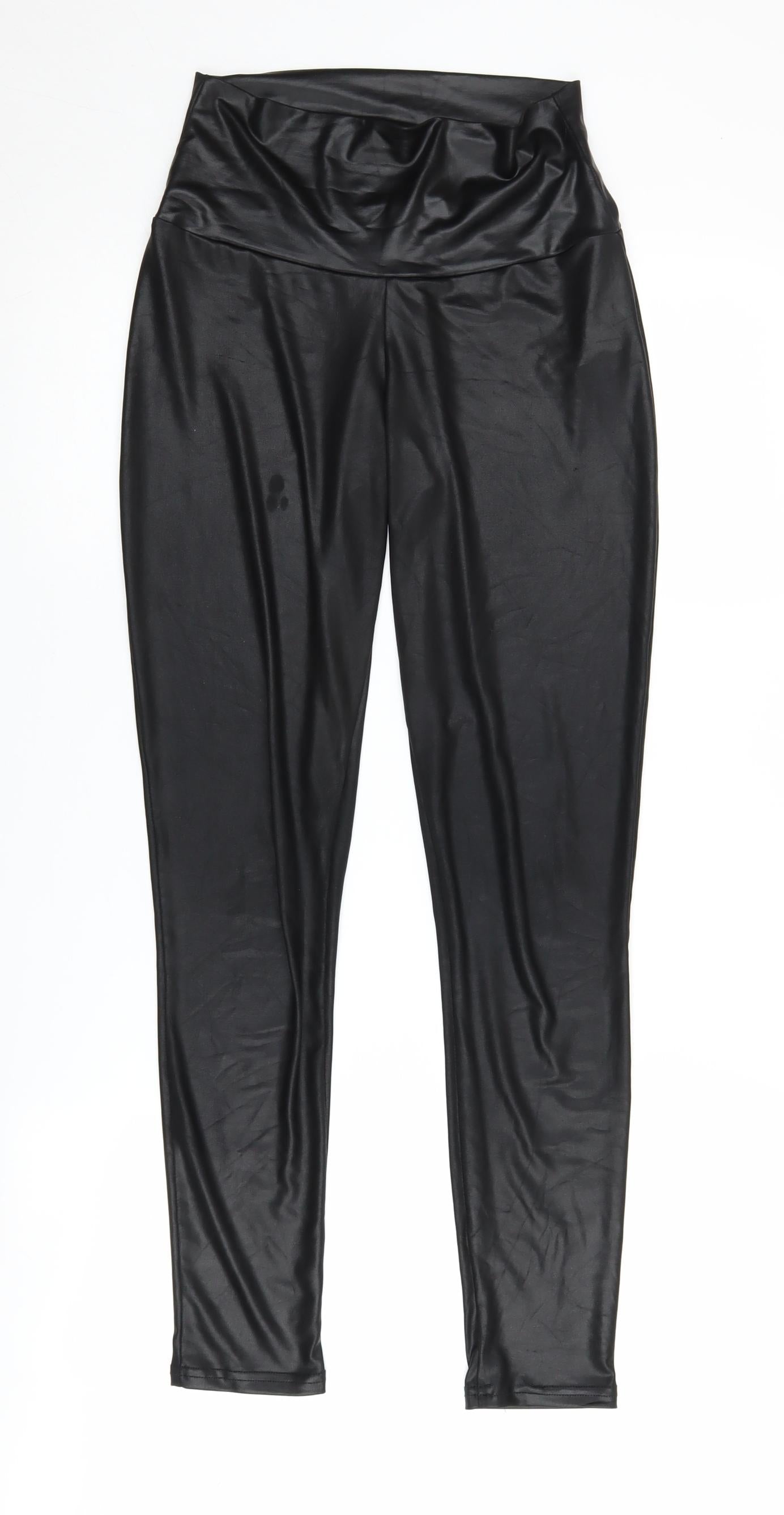 Womens UK Size S Mint Velvet  Ankle Black Leggings