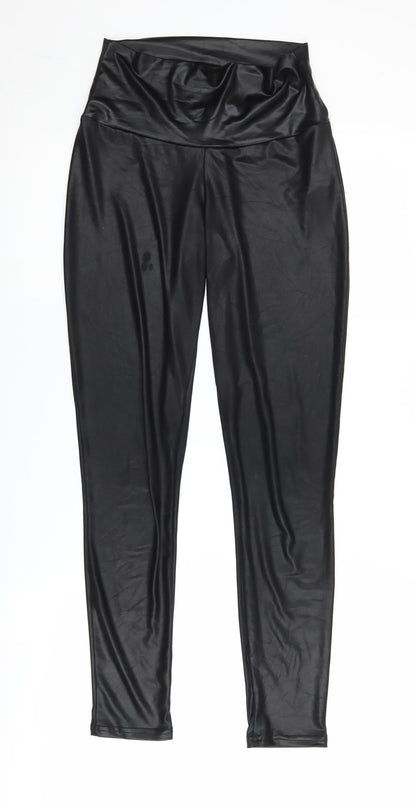 Womens UK Size S Mint Velvet  Ankle Black Leggings