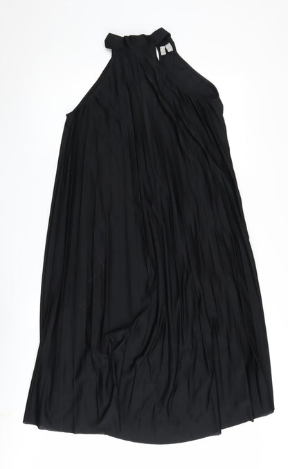 ASOS Black A-Line Midi Dress - Women's UK Size 6