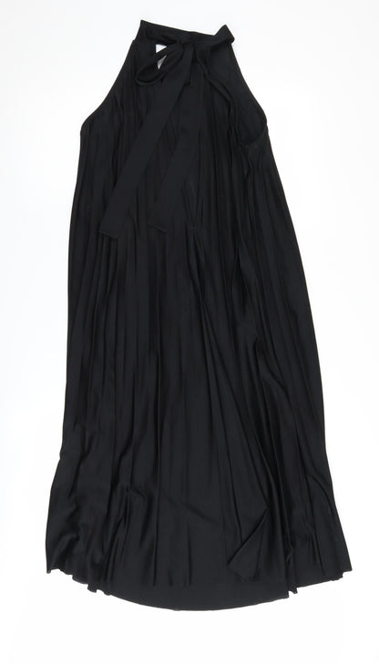 ASOS Black A-Line Midi Dress - Women's UK Size 6