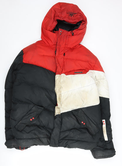 Wedze Unisex Adults Red Ski Jacket Size:12