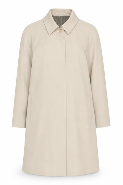 Womens UK Size 14 Marks and Spencer Beige Overcoat