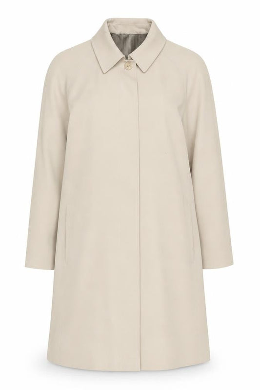 Womens UK Size 14 Marks and Spencer Beige Overcoat