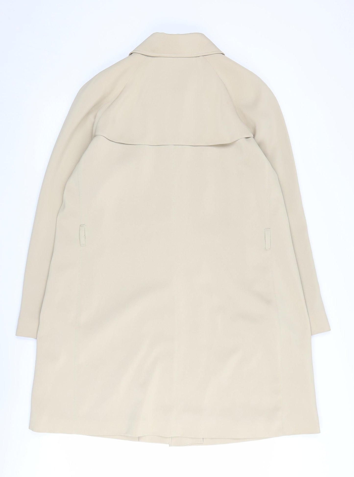 Womens UK Size 14 Marks and Spencer Beige Overcoat