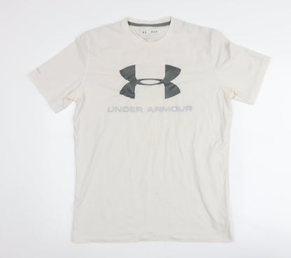 Under Armour Men's Beige Relaxed M T-Shirt