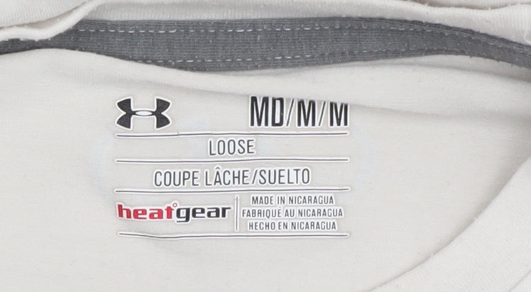 Under Armour Men's Beige Relaxed M T-Shirt