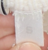 Slazenger Men's Ivory Cable-Knit Vest - Size S