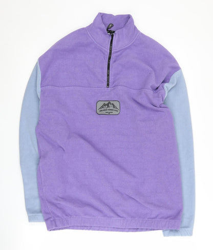 Mens UK Size M ASOS DESIGN Purple Pullover Sweatshirt
