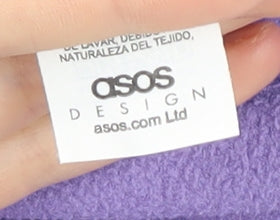 Mens UK Size M ASOS DESIGN Purple Pullover Sweatshirt