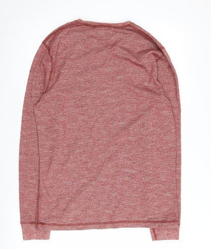 Mens UK Size M Abercrombie & Fitch Red Pullover Sweatshirt