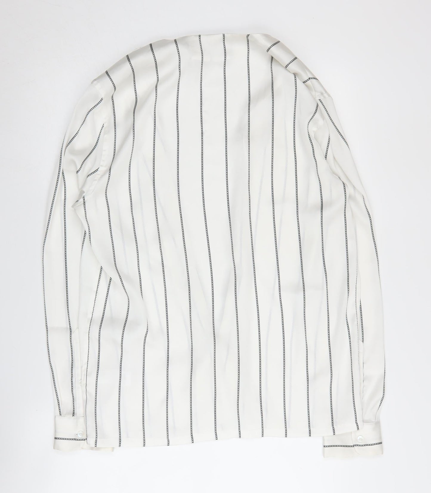 Womens UK Size S ASOS White Basic Blouse