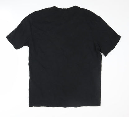 Mens UK Size XL JACK & JONES Black  T-Shirt