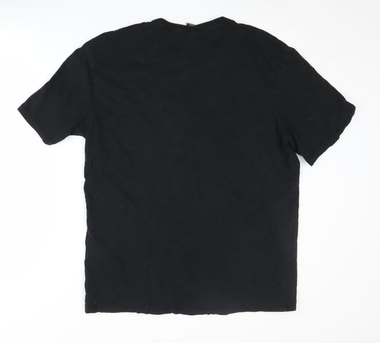 Mens UK Size XL JACK & JONES Black  T-Shirt