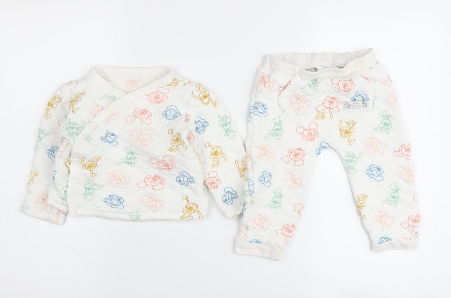 Disney Unisex Baby Multicoloured 12-18 Months Trousers Set