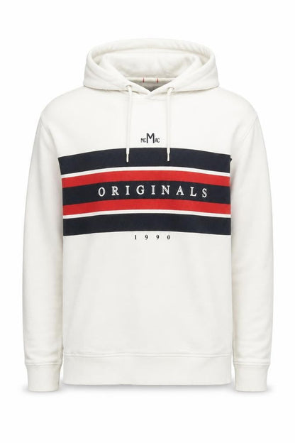 Mens UK Size M JACK & JONES White Pullover Hoodie
