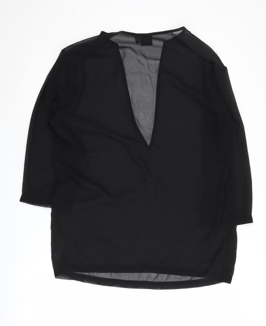 Womens UK Size M ASOS Black  Blouse
