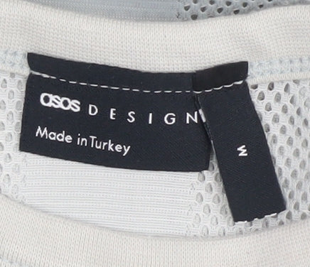 Mens UK Size M ASOS DESIGN Grey  T-Shirt