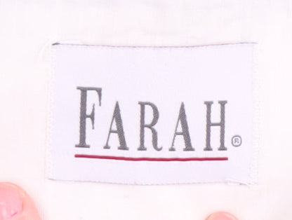 Farah Men's Green Straight Fit Trousers - Size L