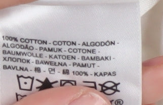 Levi's Men's Unisex White Logo T-Shirt Size S